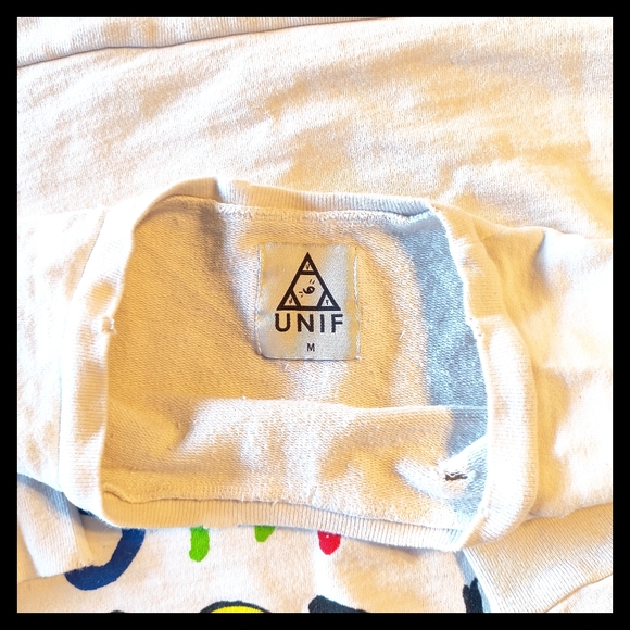 🧮 UNIF Unisex "Smile G-d Is Judging You Right Now" Sweatshirt Available XS & M - Picture 9 of 11